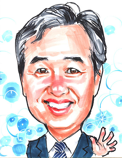 石田裕一似顔絵